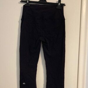 ALO High-Waist Bootcut Leggings - Black (Small)